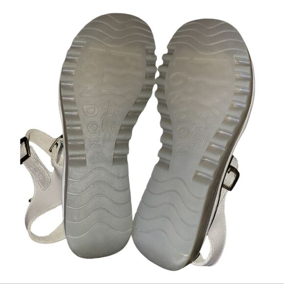 Fly London Women's ELIT141FLY Open Toe Sandals Grey/Taupe 8 8.5 39 - Picture 9 of 14